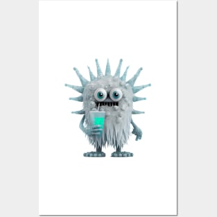 Meet Slurpee: The Cool and Collected Ice Monster Posters and Art